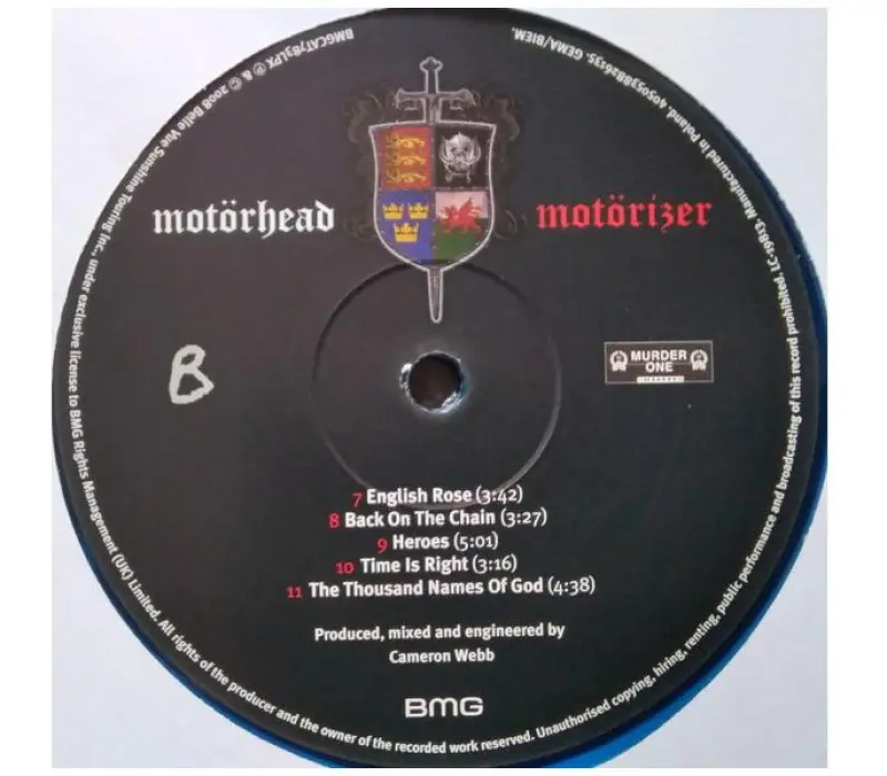 Виниловая пластинка Motörhead – Motörizer, Kinodrive.kz — фото 4
