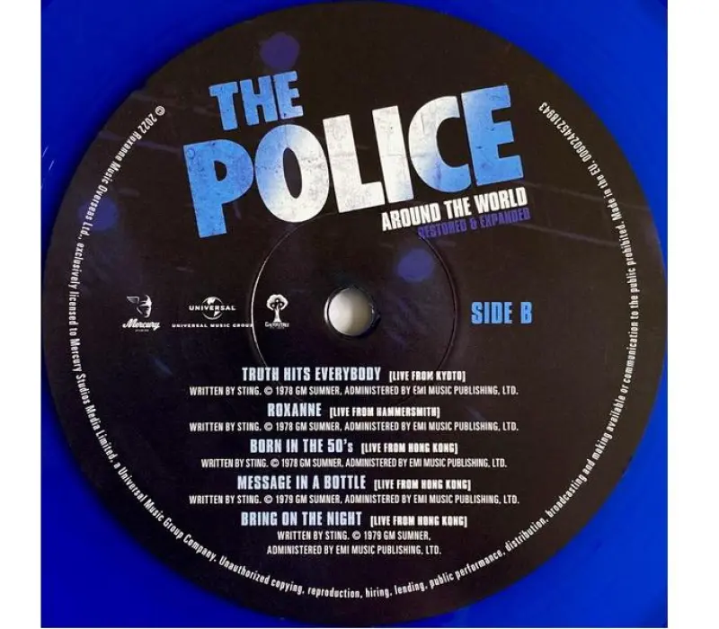 Виниловая пластинка The Police – Around The World (Restored & Expanded), Kinodrive.kz — фото 4