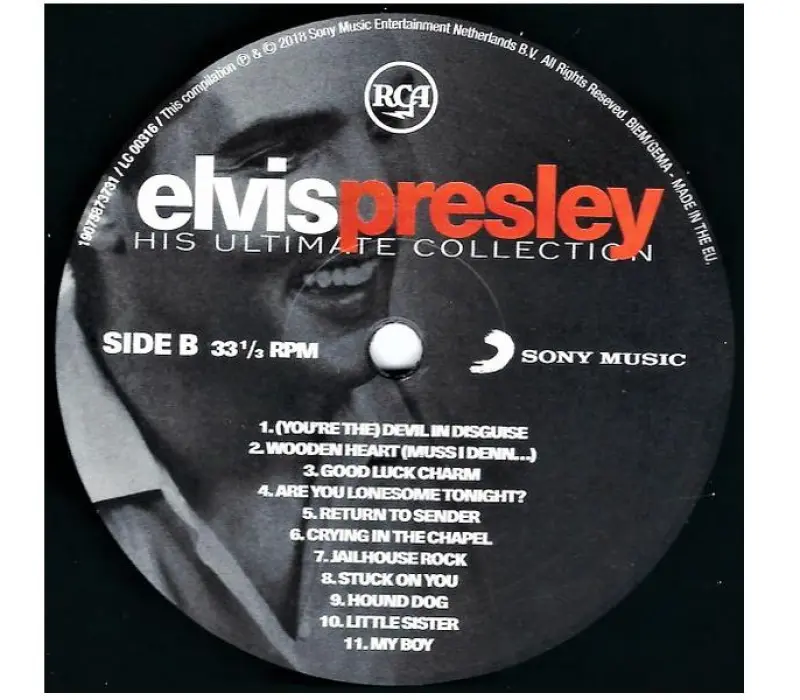 Виниловая пластинка Elvis Presley – His Ultimate Collection, Kinodrive.kz — фото 3