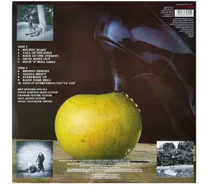 Виниловая пластинка Saxon – Innocence Is No Excuse, Kinodrive.kz — фото 2