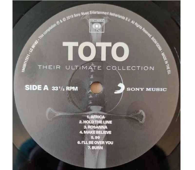 Виниловая пластинка Toto – Their Ultimate Collection, Kinodrive.kz — фото 3