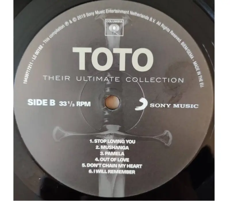 Виниловая пластинка Toto – Their Ultimate Collection, Kinodrive.kz — фото 4