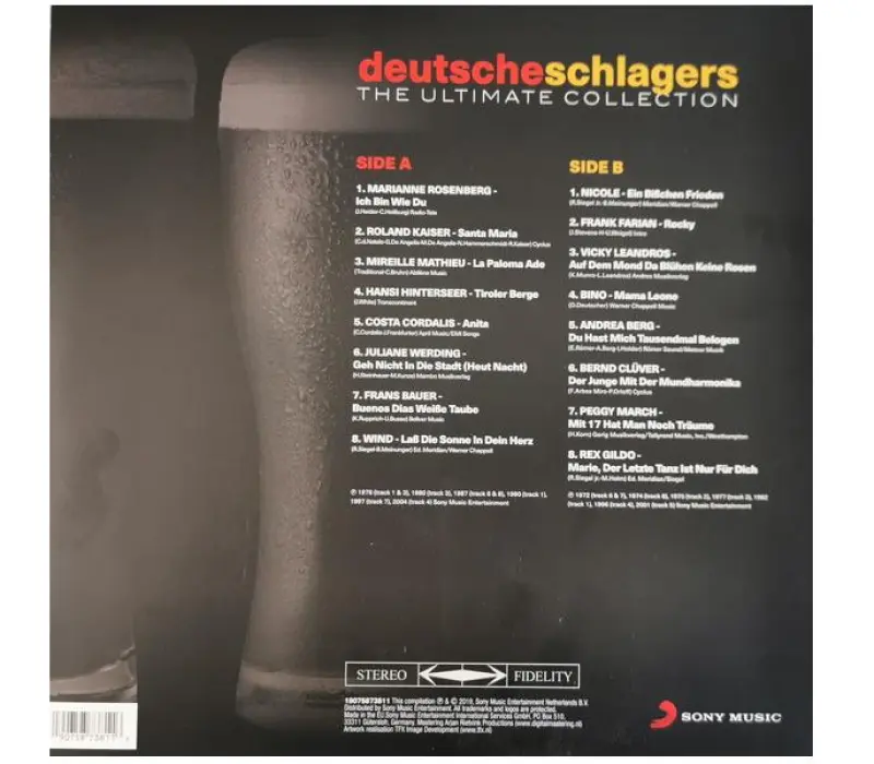 Виниловая пластинка Various – Deutsche Schlagers-The Ultimate Collection, Kinodrive.kz — фото 2