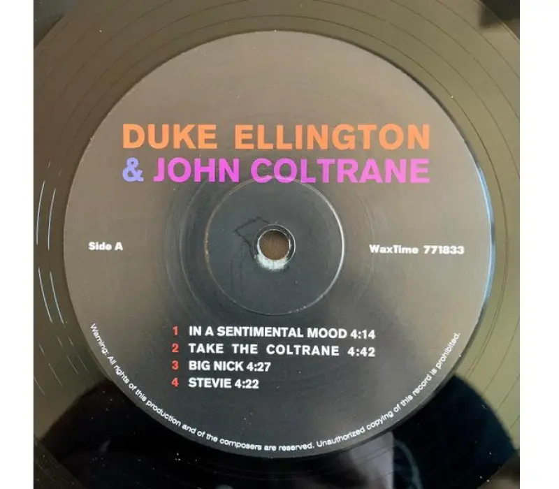 Виниловая пластинка Duke Ellington & John Coltrane – Duke Ellington & John Coltrane, Kinodrive.kz — фото 2