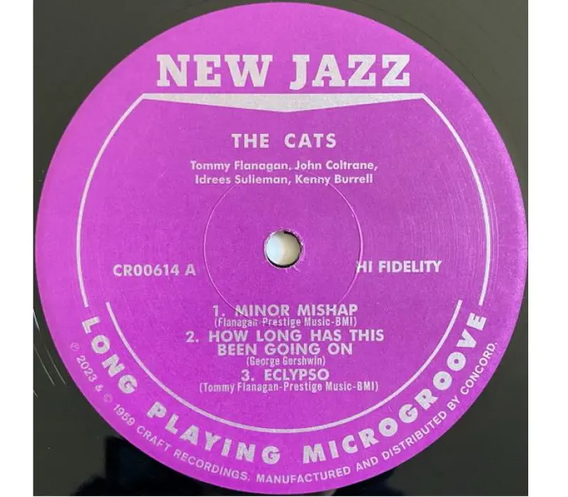 Виниловая пластинка Tommy Flanagan, John Coltrane, Kenny Burrell, Idrees Sulieman – The Cats, Kinodrive.kz — фото 2