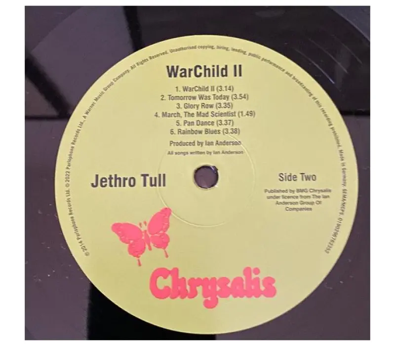 Виниловая пластинка Jethro Tull – WarChild II, Kinodrive.kz — фото 4