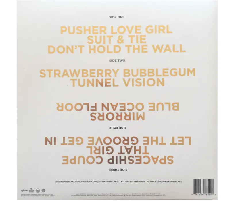 Виниловая пластинка Justin Timberlake – The 20/20 Experience, Kinodrive.kz — фото 2