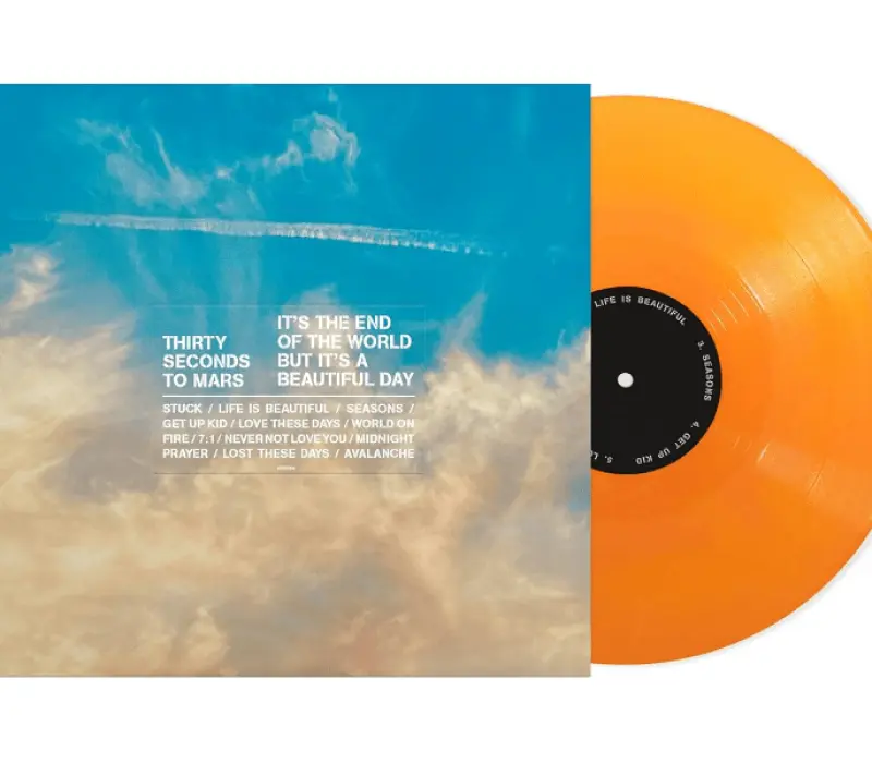 Виниловая пластинка Thirty Seconds To Mars - It's The End Of The World But It's A Beautiful Day, Kinodrive.kz — фото 2