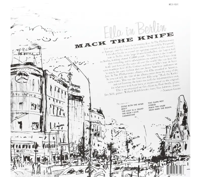 Виниловая пластинка Ella Fitzgerald – Mack The Knife (The Complete Ella In Berlin), Kinodrive.kz — фото 2