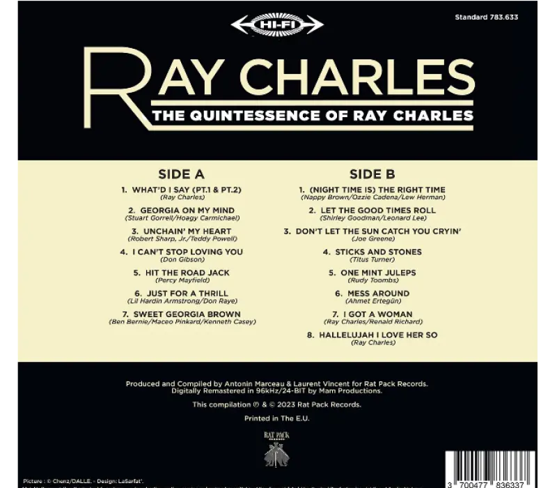 Виниловая пластинка Ray Charles - Quintessence Of, Kinodrive.kz — фото 2
