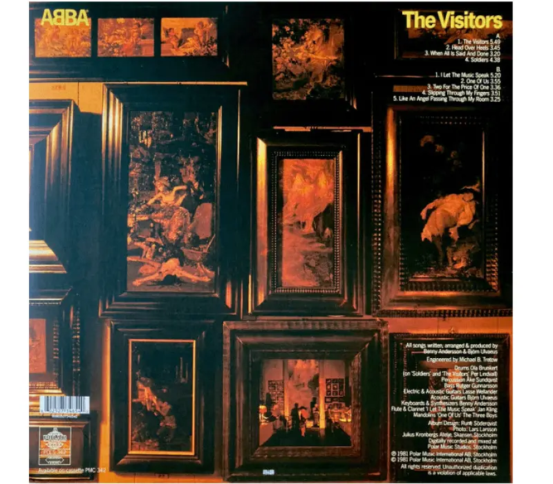 Виниловая пластинка ABBA – The Visitors, Kinodrive.kz — фото 2
