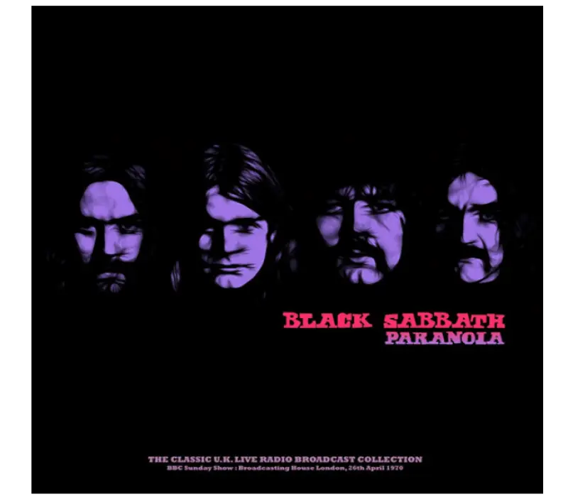 Виниловая пластинка Black Sabbath – Paranoia (BBC Sunday Show : Broadcasting House London 26th April 1970), Kinodrive.kz — фото 2