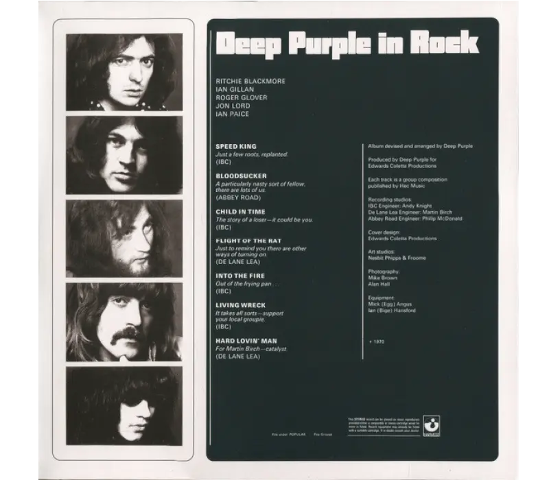 Виниловая пластинка Deep Purple – Deep Purple In Rock (Purple Vinyl), Kinodrive.kz — фото 2