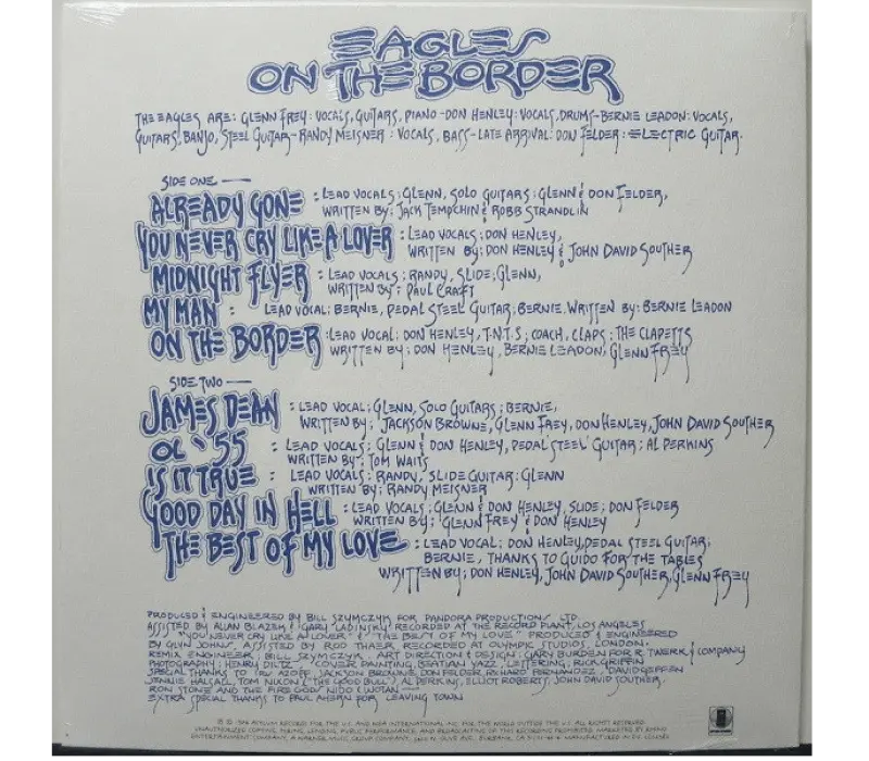 Виниловая пластинка Eagles – On The Border, Kinodrive.kz — фото 2