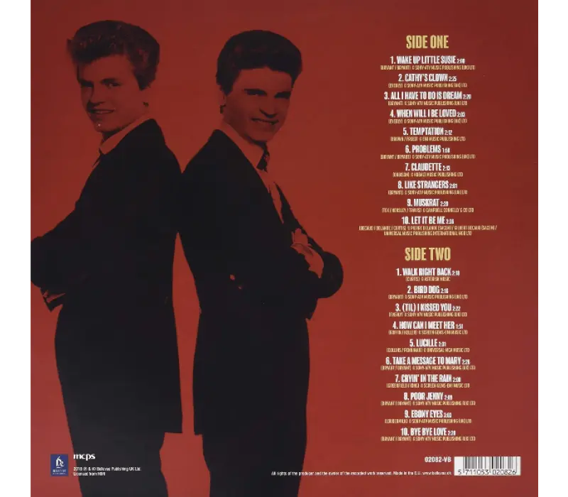 Виниловая пластинка Everly Brothers – 20 Golden Classics, Kinodrive.kz — фото 2