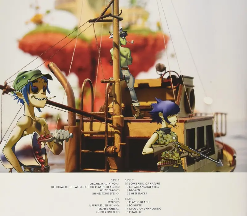 Виниловая пластинка Gorillaz – Plastic Beach, Kinodrive.kz — фото 2