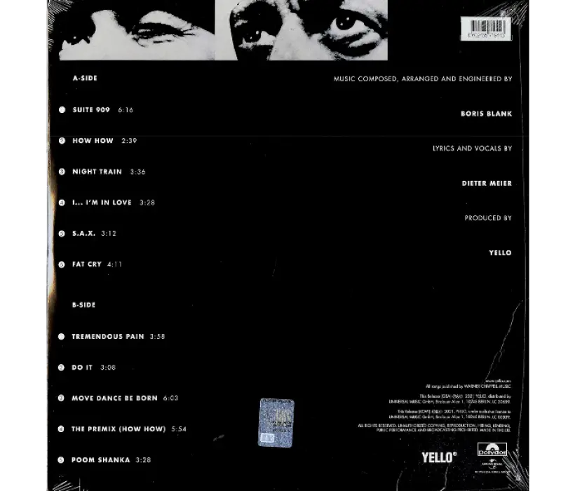 Виниловая пластинка Yello – Zebra, Kinodrive.kz — фото 2