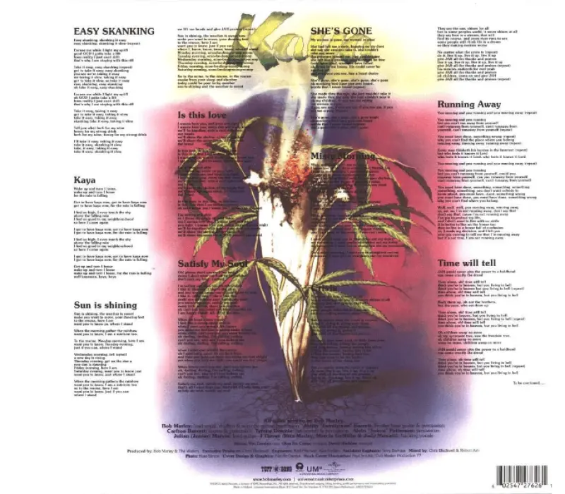 Виниловая пластинка Bob Marley & The Wailers – Kaya, Kinodrive.kz — фото 2
