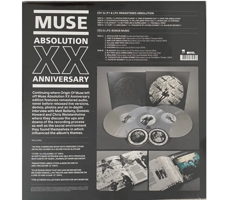 Виниловая пластинка Muse – Absolution (XX Anniversary), Kinodrive.kz — фото 2