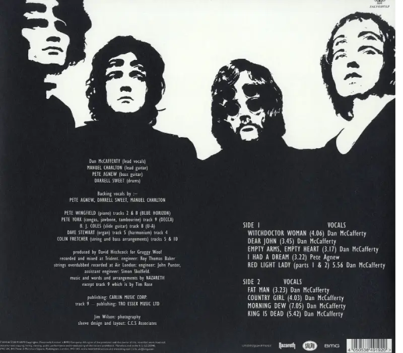 Виниловая пластинка Nazareth – Nazareth, Kinodrive.kz — фото 2