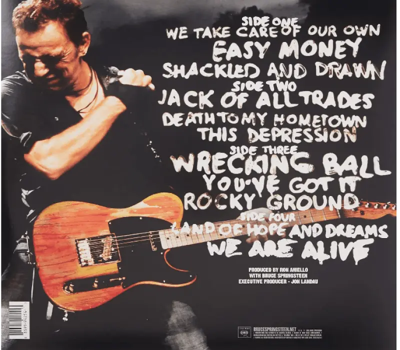 Виниловая пластинка Bruce Springsteen – Wrecking Ball, Kinodrive.kz — фото 2