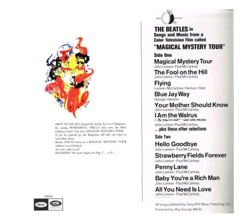 Виниловая пластинка The Beatles – Magical Mystery Tour, Kinodrive.kz — фото 2