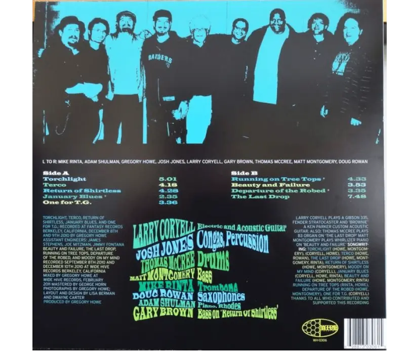 Виниловая пластинка Larry Coryell With The Wide Hive Players – Larry Coryell With The Wide Hive Players, Kinodrive.kz — фото 2