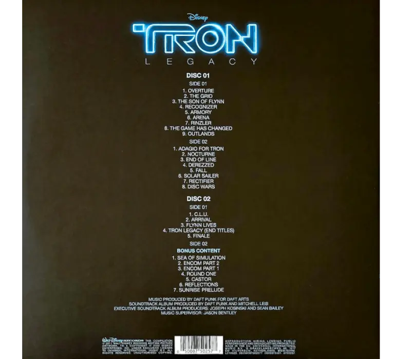 Виниловая пластинка Daft Punk – TRON: Legacy (Vinyl Edition Motion Picture Soundtrack), Kinodrive.kz — фото 2