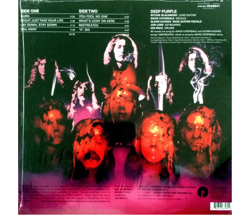 Виниловая пластинка Deep Purple – Burn, Kinodrive.kz — фото 2