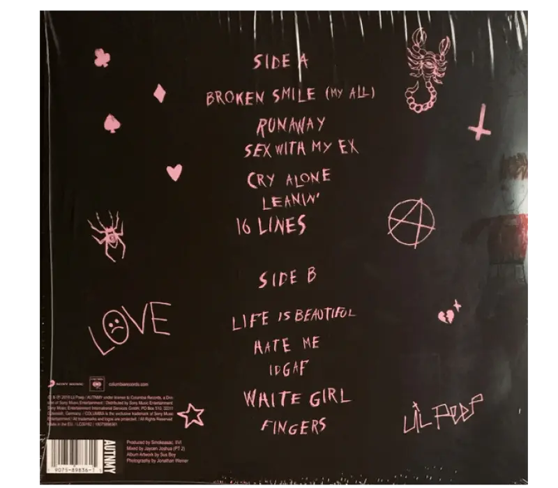 Виниловая пластинка Lil Peep – Come Over When You're Sober, Pt. 2, Kinodrive.kz — фото 2