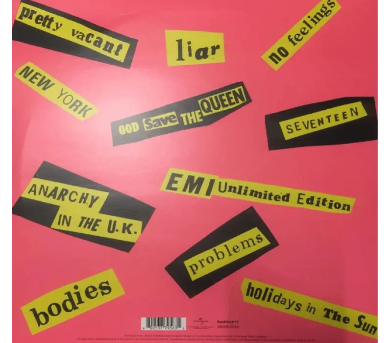 Виниловая пластинка Sex Pistols – Never Mind The Bollocks, Here's The Sex Pistols, Kinodrive.kz — фото 2