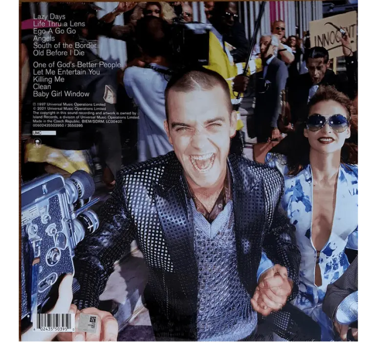 Виниловая пластинка Robbie Williams – Life Thru A Lens, Kinodrive.kz — фото 2