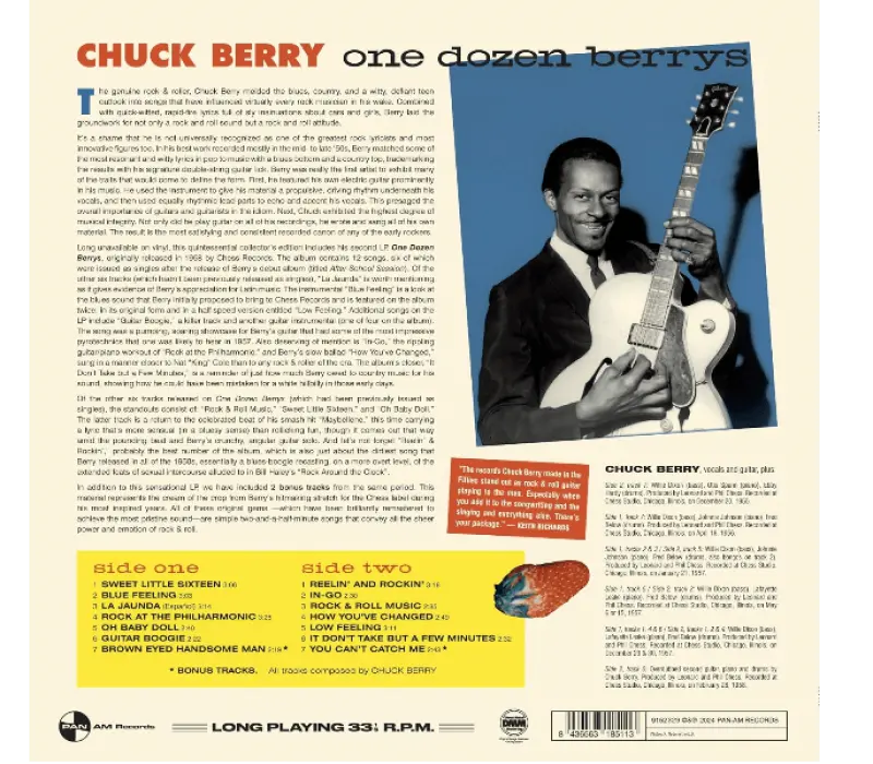 Виниловая пластинка Chuck Berry – One Dozen Berrys, Kinodrive.kz — фото 2