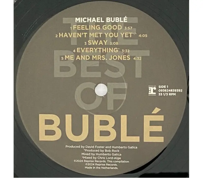 Виниловая пластинка MICHAEL BUBLE – The Best Of Buble, Kinodrive.kz — фото 6