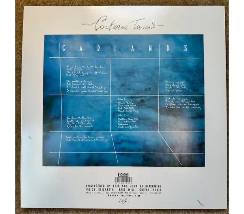 Виниловая пластинка COCTEAU TWINS - Garlands, Kinodrive.kz — фото 4