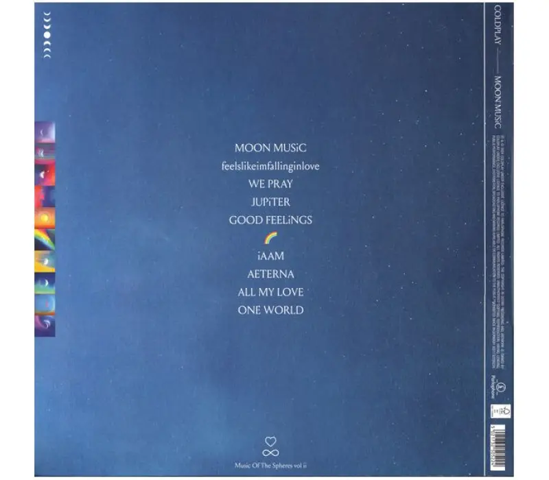 Виниловая пластинка COLDPLAY – Moon Music (Limited clear eco vinyl edition), Kinodrive.kz — фото 4