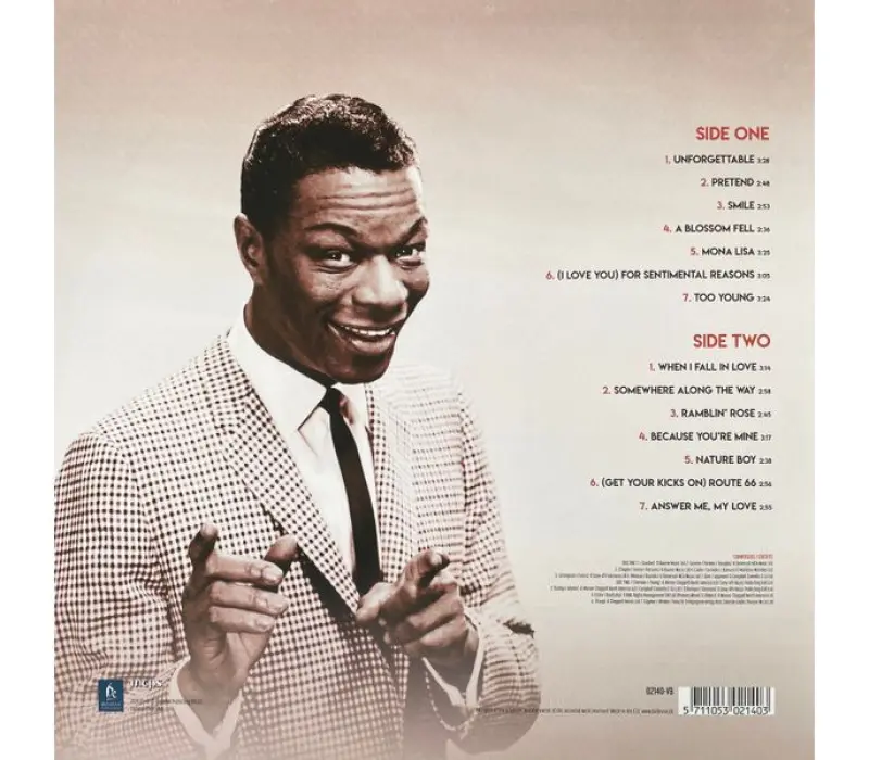 Виниловая пластинка NAT KING COLE – The Unforgettable, Kinodrive.kz — фото 3