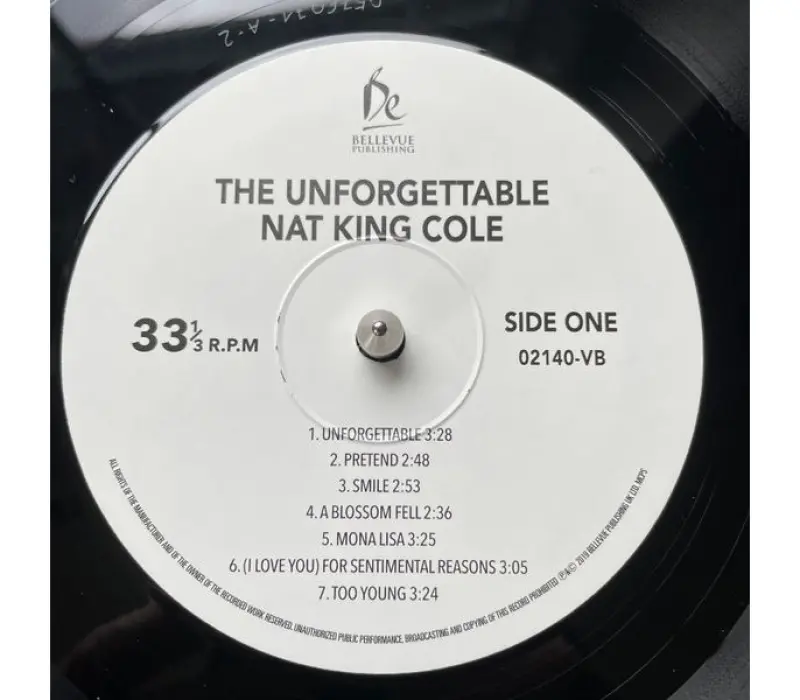 Виниловая пластинка NAT KING COLE – The Unforgettable, Kinodrive.kz — фото 4