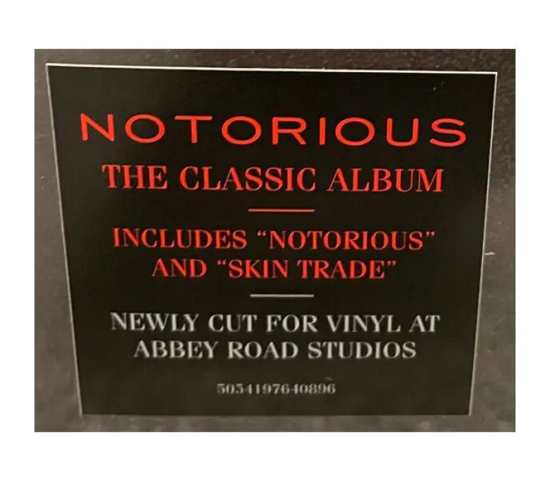 Виниловая пластинка DURAN DURAN – Notorious, Kinodrive.kz — фото 3