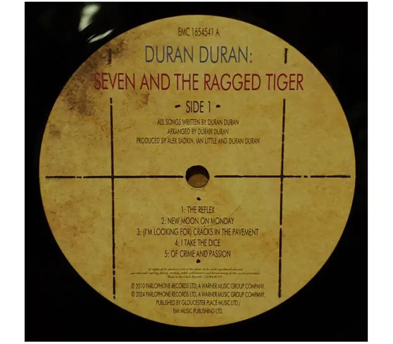 Виниловая пластинка DURAN DURAN – Seven And The Ragged Tiger, Kinodrive.kz — фото 3