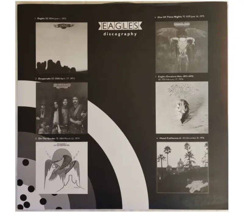 Виниловая пластинка EAGLES – Their Greatest Hits Volumes 1 and 2, Kinodrive.kz — фото 5