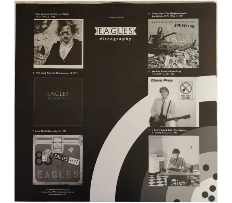 Виниловая пластинка EAGLES – Their Greatest Hits Volumes 1 and 2, Kinodrive.kz — фото 7