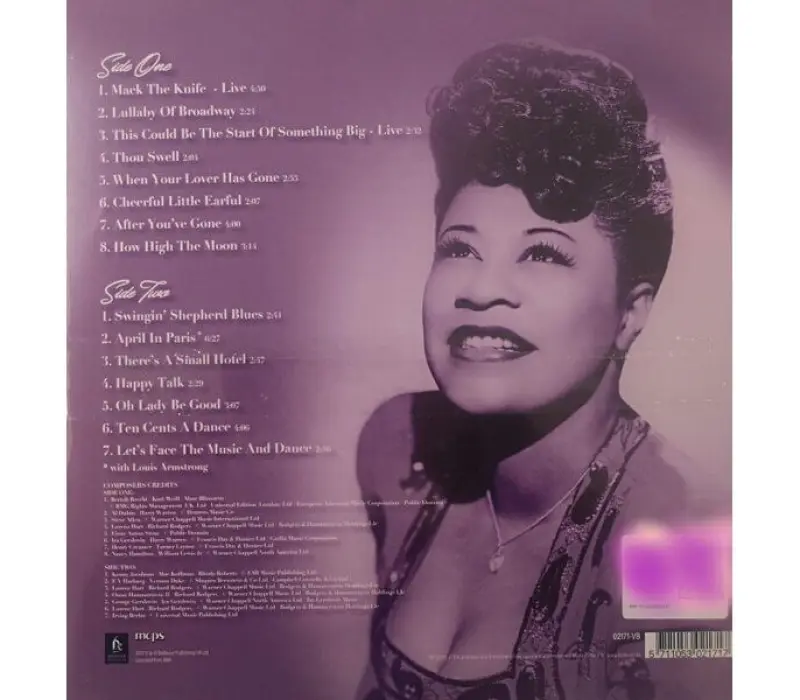 Виниловая пластинка ELLA FITZGERALD – The Great Songbook, Kinodrive.kz — фото 3