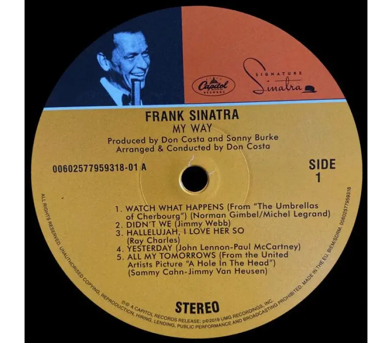Виниловая пластинка FRANK SINATRA – My Way, Kinodrive.kz — фото 2