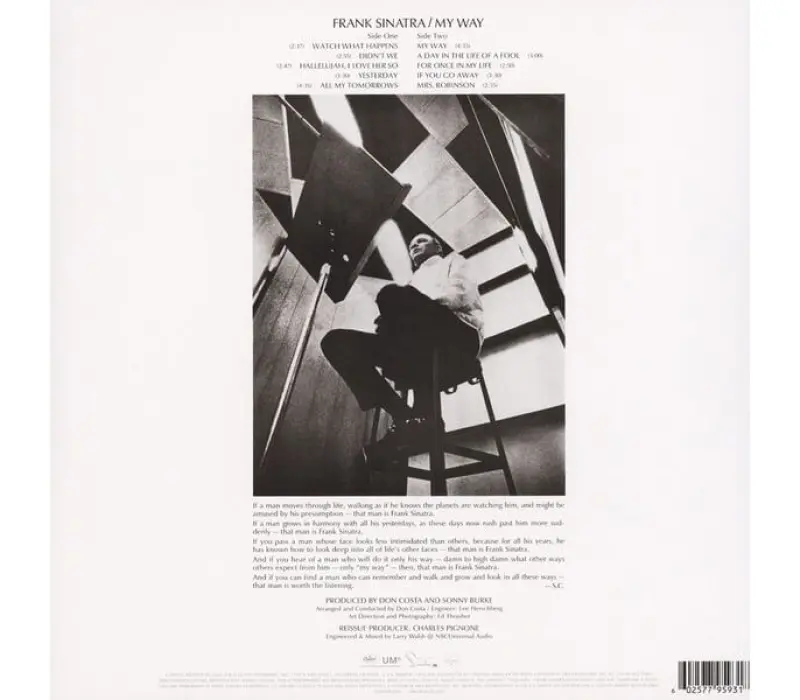 Виниловая пластинка FRANK SINATRA – My Way, Kinodrive.kz — фото 4