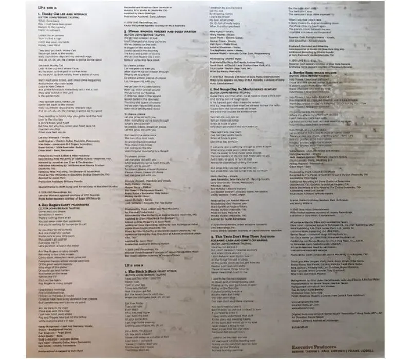 Виниловая пластинка VARIOUS ARTISTS – Restoration: Reimagining The Songs Of Elton John And Bernie Taupin, Kinodrive.kz — фото 4