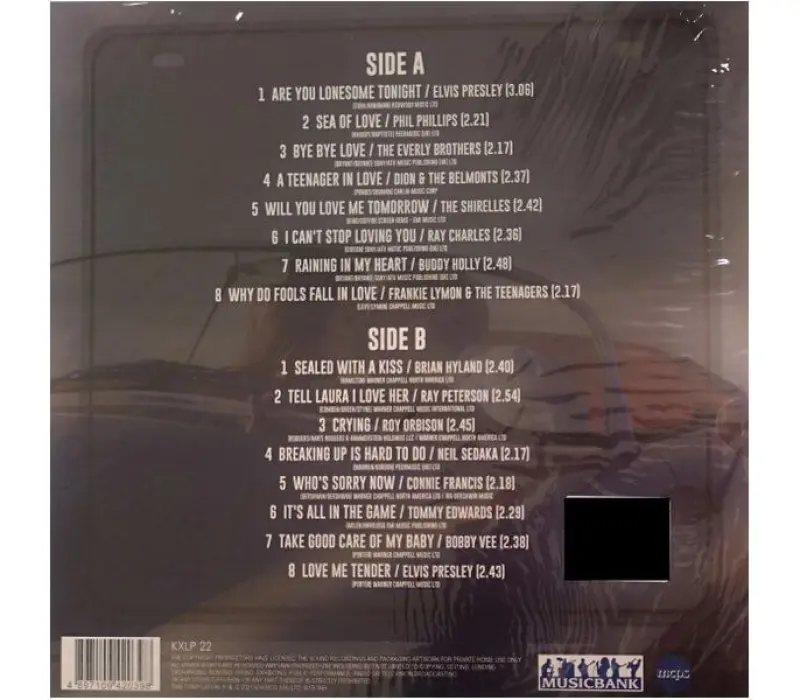 Виниловая пластинка VARIOUS ARTISTS – Ultimate Rock 'n' Roll Love Songs, Kinodrive.kz — фото 2