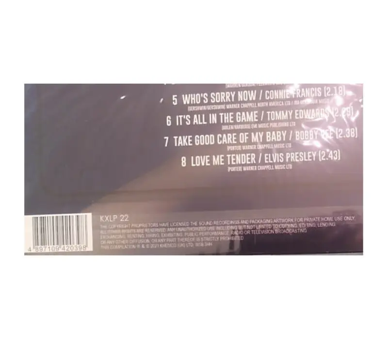 Виниловая пластинка VARIOUS ARTISTS – Ultimate Rock 'n' Roll Love Songs, Kinodrive.kz — фото 3