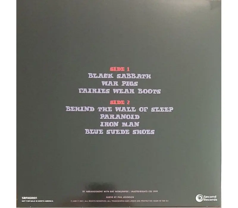 Виниловая пластинка BLACK SABBATH – Paranoia, Kinodrive.kz — фото 4