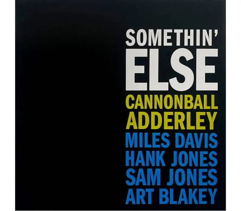 Виниловая пластинка CANNONBALL ADDERLEY – Somethin’ Else, Kinodrive.kz — фото 1